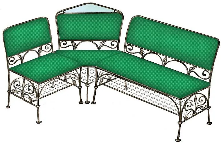 Кухонный уголок кованый «Маркиз»